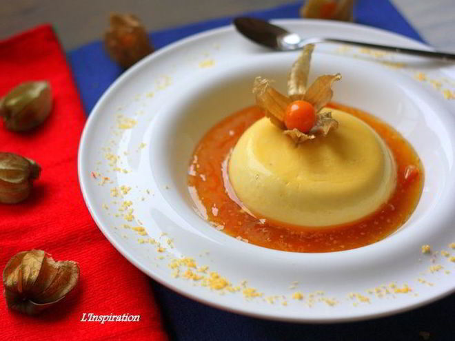 Рецепт тыквенной панны котта с цитрусовым соусом