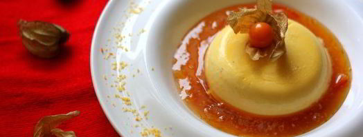 тыквенная панна котта с цитрусовым соусом. Шаг 6