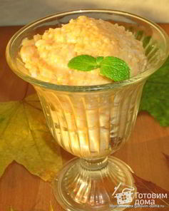 Тыквенно-рисовый пудинг