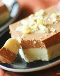 Ванильно-шоколадный десерт из творога