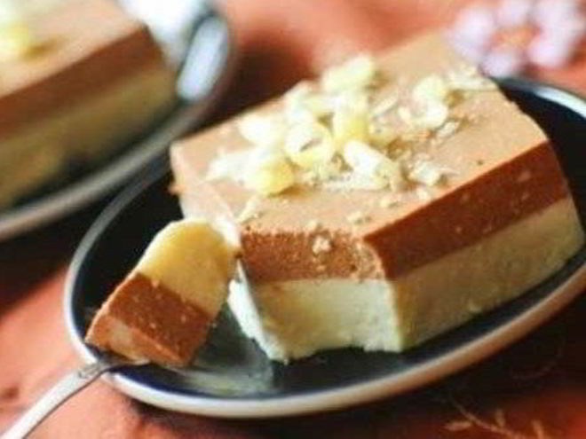 Рецепт ванильно-шоколадного десерт из творога