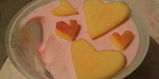 Вишневая панна котта из йогурта