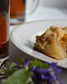 Яблочный крамбл