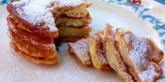 Яблоки в кляре