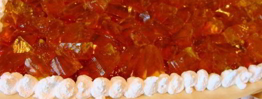 янтарный мильфей с земляникой. Шаг 14