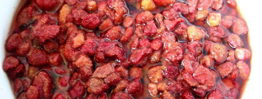 янтарный мильфей с земляникой. Шаг 4