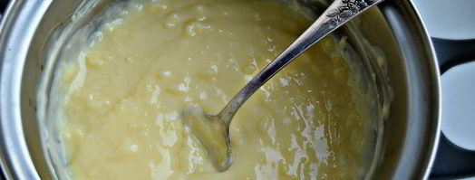 экзотический десерт из пудинга и киви. Шаг 3