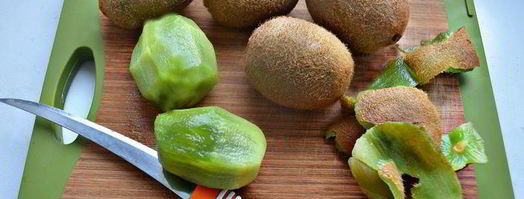 экзотический десерт из пудинга и киви. Шаг 4