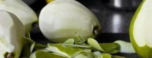 запеченные груши с посыпкой из теста. Шаг 2