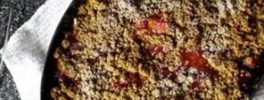 запеченные груши с посыпкой из теста. Шаг 4