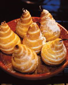 Запеченные груши в сахарной глазури