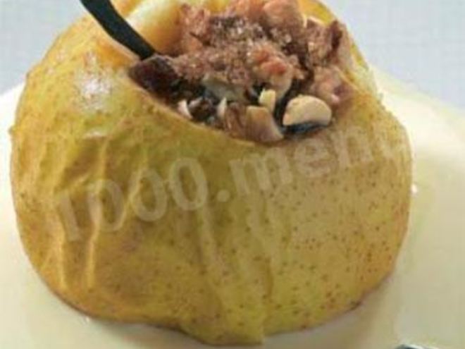 Рецепт запеченных яблок с сахаром и корицей в духовке