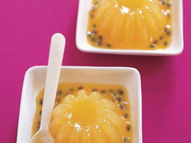 Рецепт желе из персиков и маракуйи