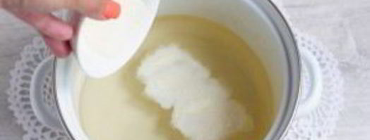 желе из шампанского с фруктами и ягодами. Шаг 4