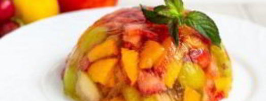 желе из шампанского с фруктами и ягодами. Шаг 8