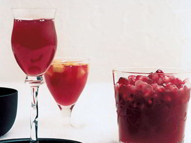 Рецепт желе с гранатом и ананасом