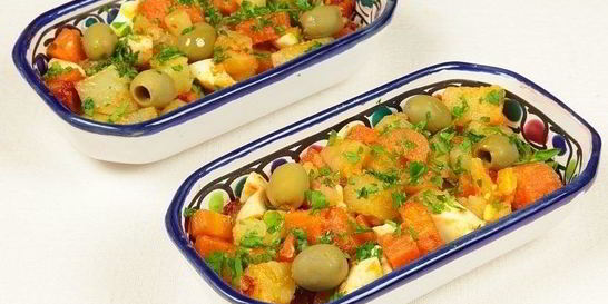 Арабский гарнир из овощей