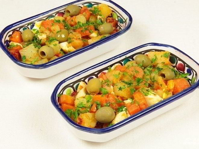 Рецепт арабского гарнира из овощей