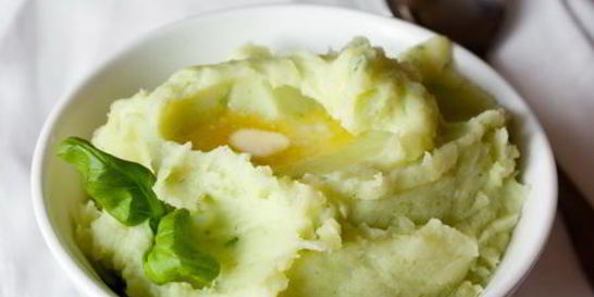 Базиликовое картофельное пюре