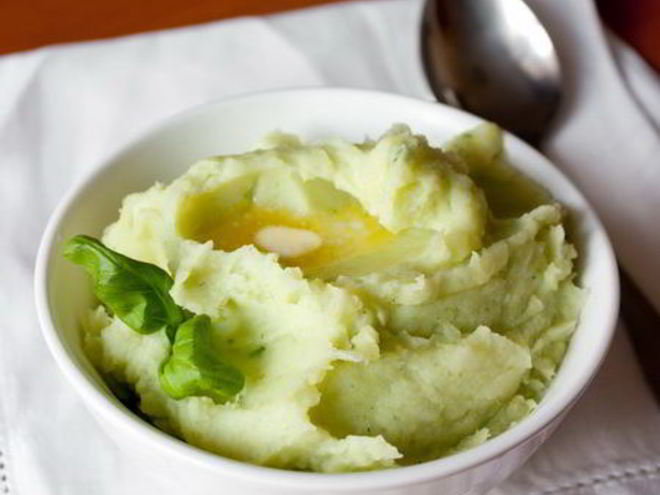 Рецепт базиликового картофельного пюре