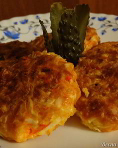 Биточки из крабовых палочек