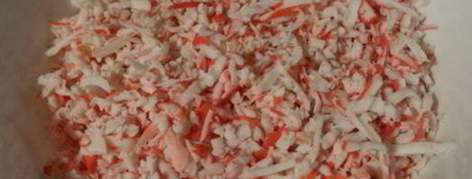 биточки из крабовых палочек. Шаг 3