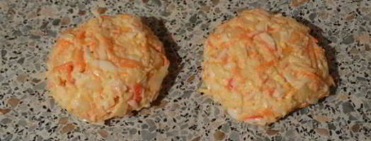 биточки из крабовых палочек. Шаг 8