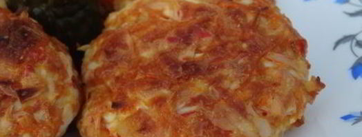 биточки из крабовых палочек. Шаг 9