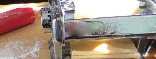 домашняя лапша двух видов. Шаг 11