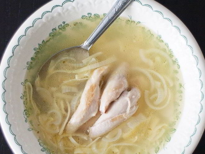 Рецепт домашней лапши с деревенской курицей