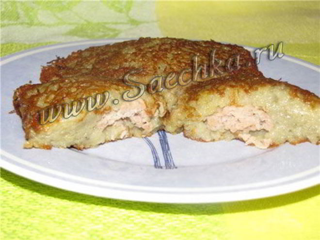 Рецепт драников с мясом