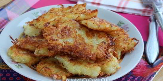 Драники с сыром