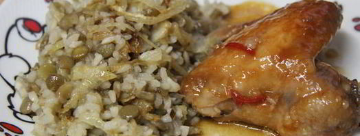 гарнир из чечевицы с рисом. Шаг 6