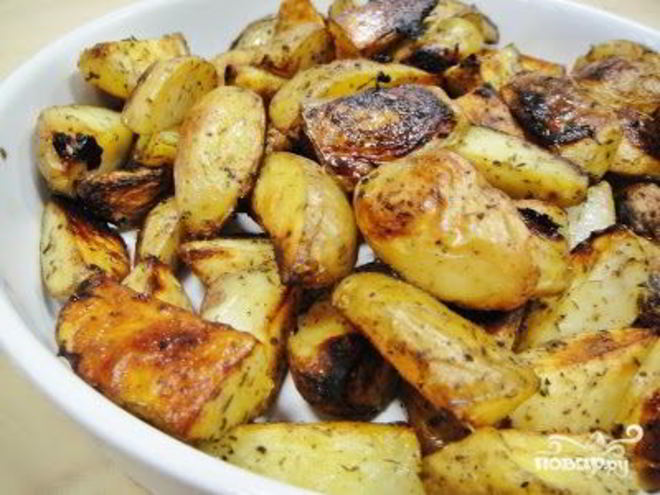 Рецепт гарнира из картофеля в духовке