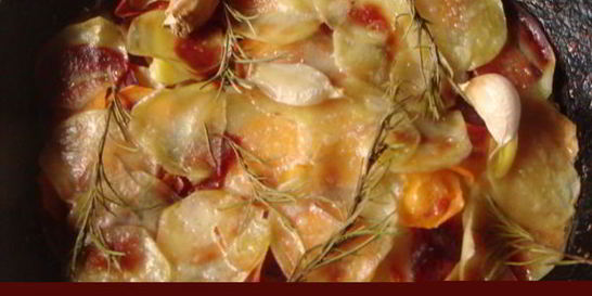 Гарнир из печеных овощей