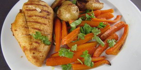 Гарнир из пряной моркови