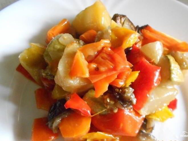 Рецепт гарнира к индейке в духовке