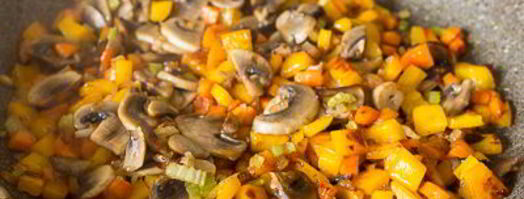 чечевица белуга с овощами. Шаг 10