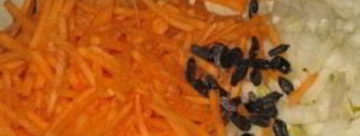 чечевица с рисом, грибами и морковью. Шаг 2