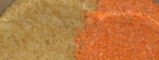 чечевица с рисом, грибами и морковью. Шаг 5