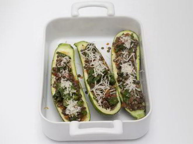 Рецепт чечевицы с цукини