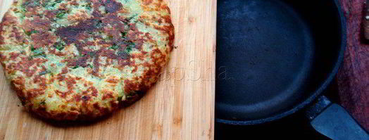 чесночный картофель с зеленью петрушки. Шаг 4