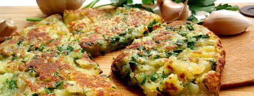 чесночный картофель с зеленью петрушки. Шаг 5