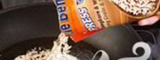 дикий рис со спаржей и ветчиной. Шаг 5