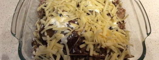 греча с индейкой, запеченные в сливках. Шаг 3