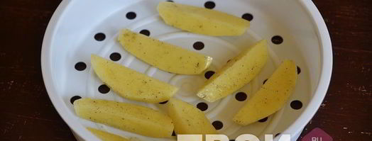 картофель на пару в мультиварке. Шаг 5