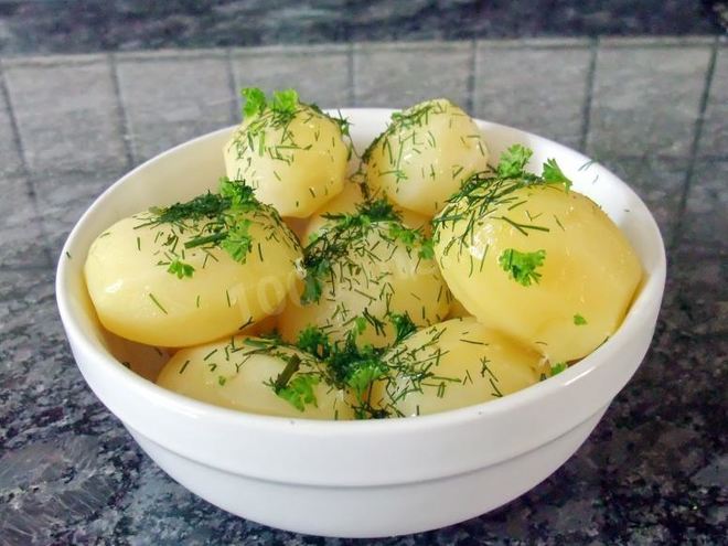 Рецепт картофеля на пару