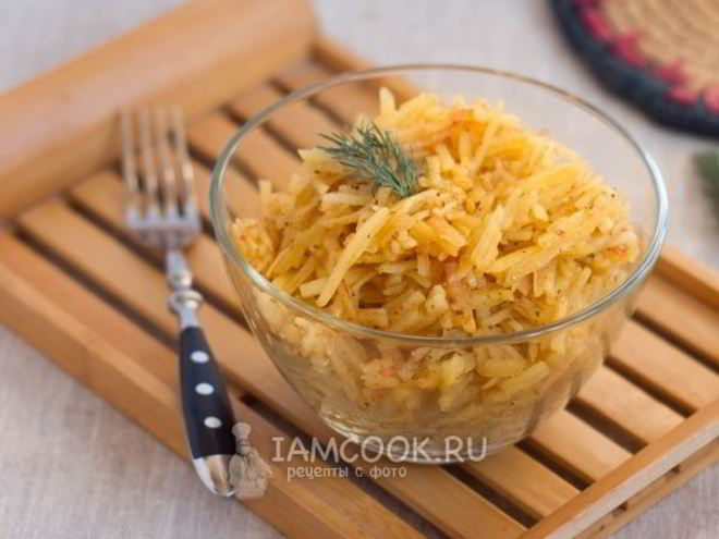 Рецепт картофеля по-корейски