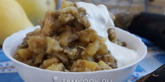 Картофель с баклажанами