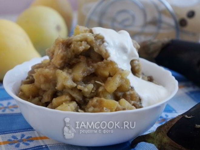 Рецепт картофеля с баклажанами